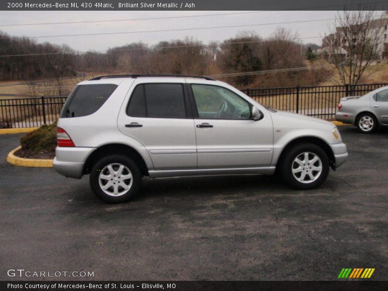 Brilliant Silver Metallic / Ash 2000 Mercedes-Benz ML 430 4Matic