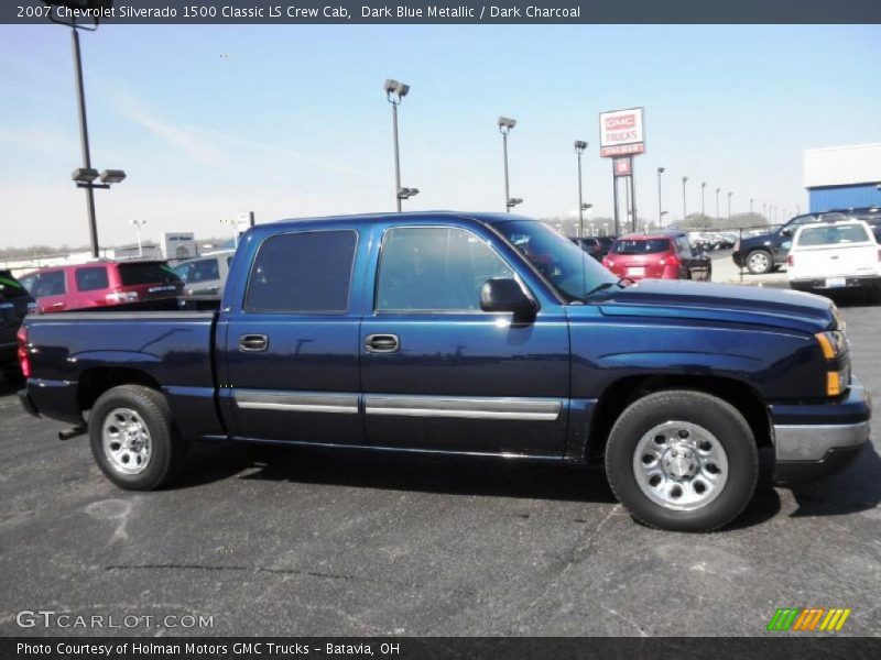 Dark Blue Metallic / Dark Charcoal 2007 Chevrolet Silverado 1500 Classic LS Crew Cab