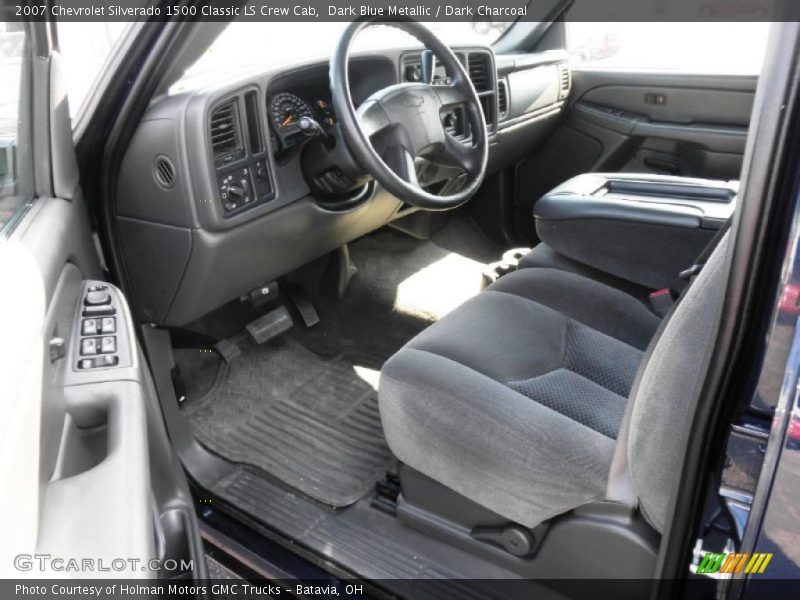 Dark Blue Metallic / Dark Charcoal 2007 Chevrolet Silverado 1500 Classic LS Crew Cab