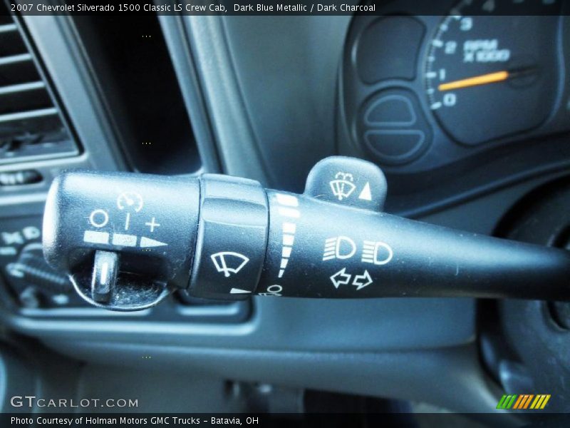 Dark Blue Metallic / Dark Charcoal 2007 Chevrolet Silverado 1500 Classic LS Crew Cab