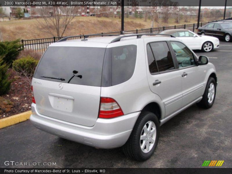 Brilliant Silver Metallic / Ash 2000 Mercedes-Benz ML 430 4Matic