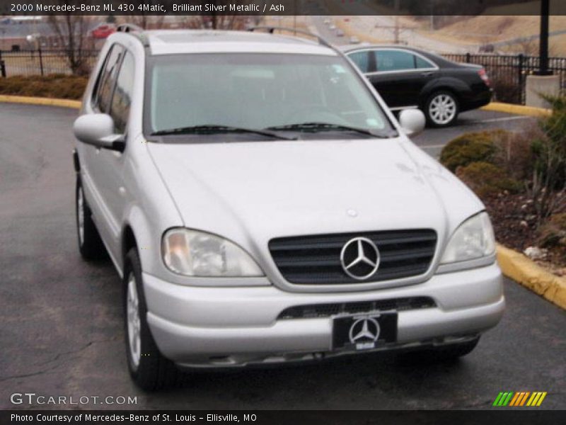 Brilliant Silver Metallic / Ash 2000 Mercedes-Benz ML 430 4Matic