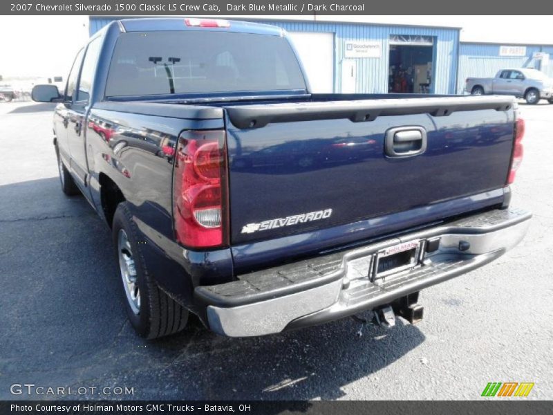 Dark Blue Metallic / Dark Charcoal 2007 Chevrolet Silverado 1500 Classic LS Crew Cab