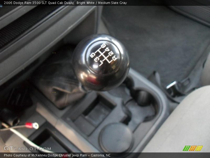  2006 Ram 3500 SLT Quad Cab Dually 6 Speed Manual Shifter