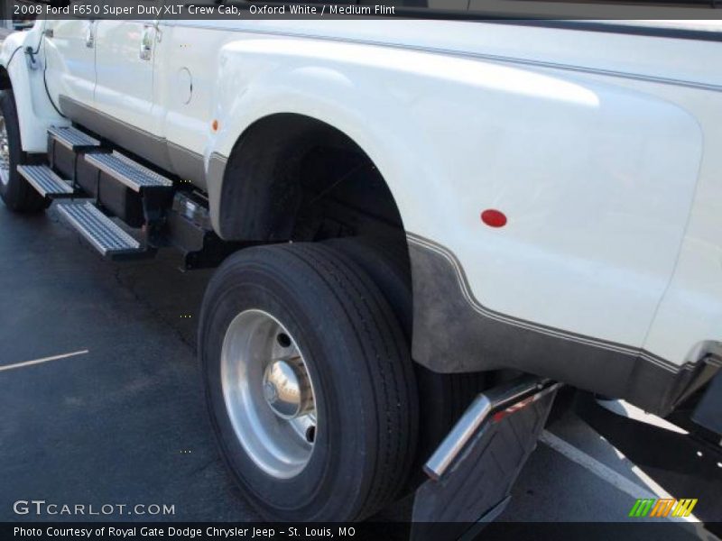 Oxford White / Medium Flint 2008 Ford F650 Super Duty XLT Crew Cab