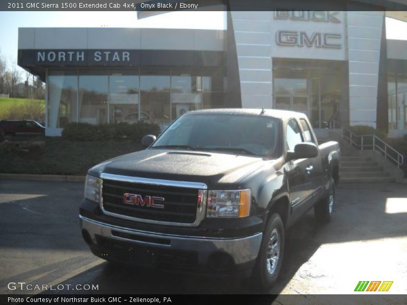 Onyx Black / Ebony 2011 GMC Sierra 1500 Extended Cab 4x4