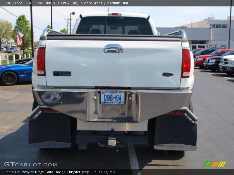 Oxford White / Medium Flint 2008 Ford F650 Super Duty XLT Crew Cab