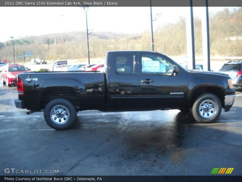Onyx Black / Ebony 2011 GMC Sierra 1500 Extended Cab 4x4