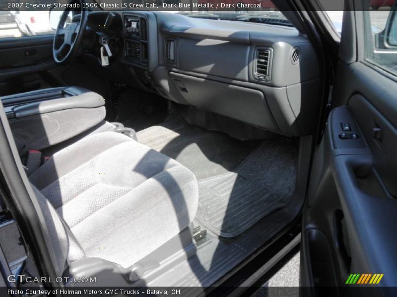 Dark Blue Metallic / Dark Charcoal 2007 Chevrolet Silverado 1500 Classic LS Crew Cab