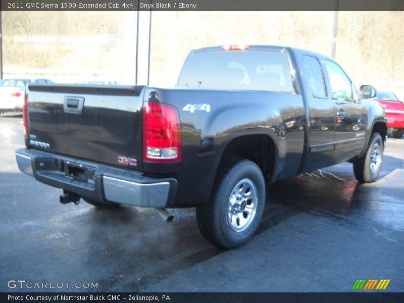 Onyx Black / Ebony 2011 GMC Sierra 1500 Extended Cab 4x4