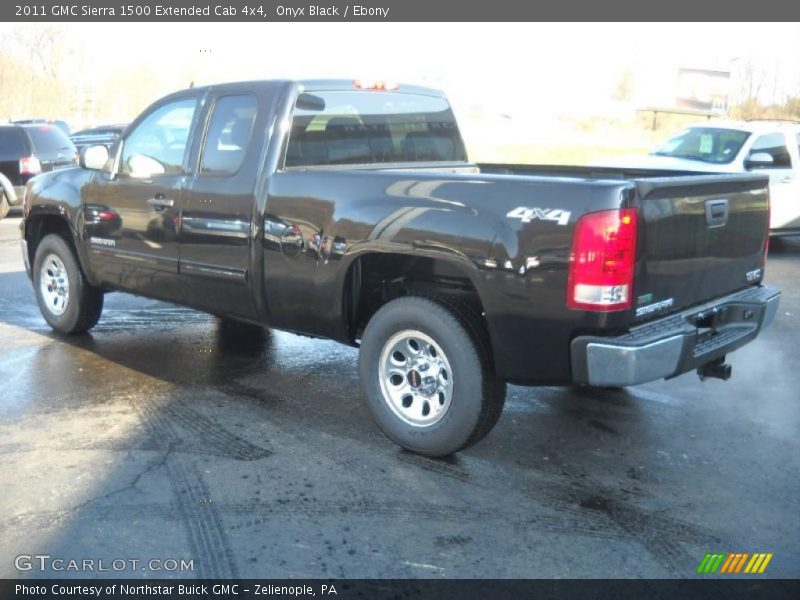 Onyx Black / Ebony 2011 GMC Sierra 1500 Extended Cab 4x4