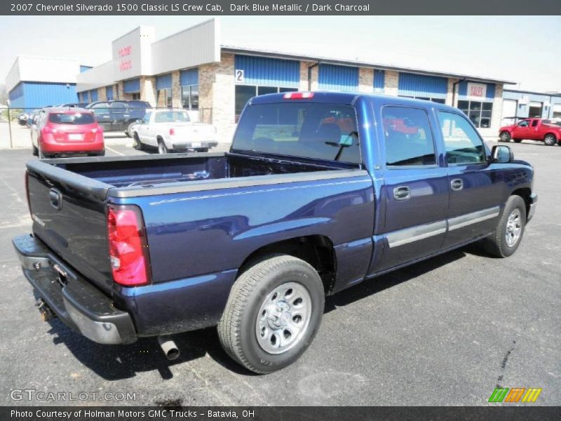 Dark Blue Metallic / Dark Charcoal 2007 Chevrolet Silverado 1500 Classic LS Crew Cab