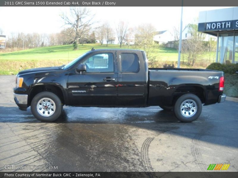 Onyx Black / Ebony 2011 GMC Sierra 1500 Extended Cab 4x4