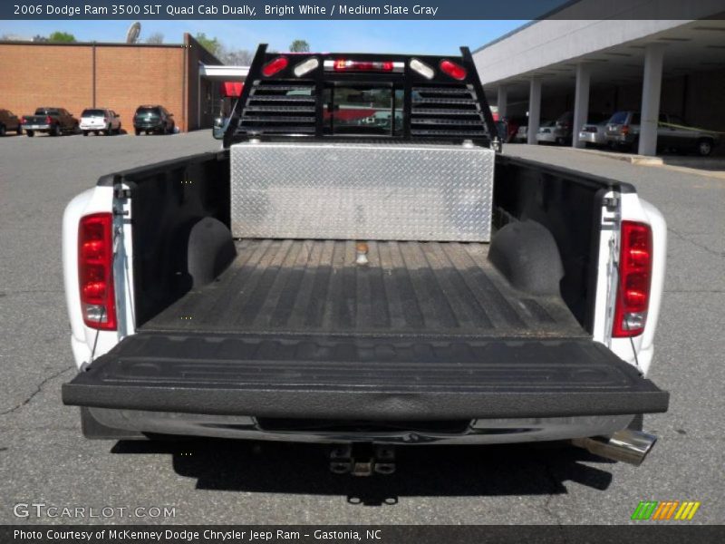 Bright White / Medium Slate Gray 2006 Dodge Ram 3500 SLT Quad Cab Dually