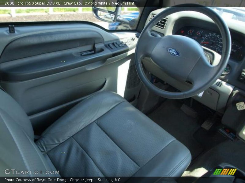  2008 F650 Super Duty XLT Crew Cab Medium Flint Interior