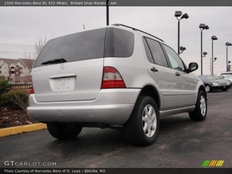 Brilliant Silver Metallic / Ash 2000 Mercedes-Benz ML 430 4Matic