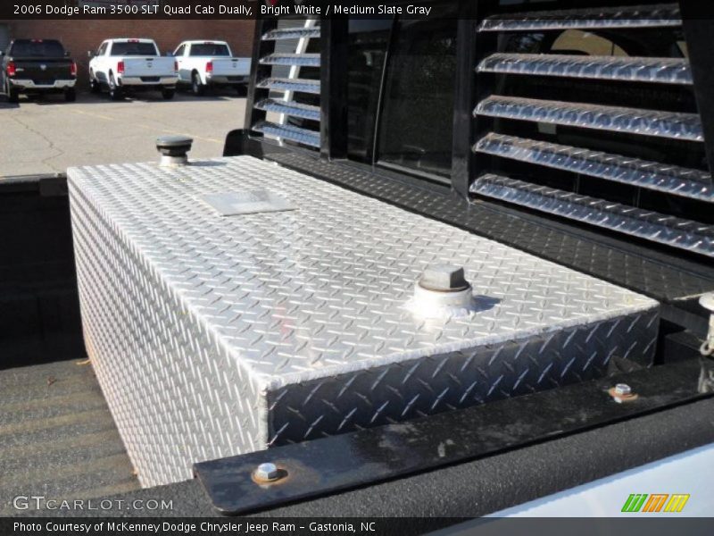 Bright White / Medium Slate Gray 2006 Dodge Ram 3500 SLT Quad Cab Dually