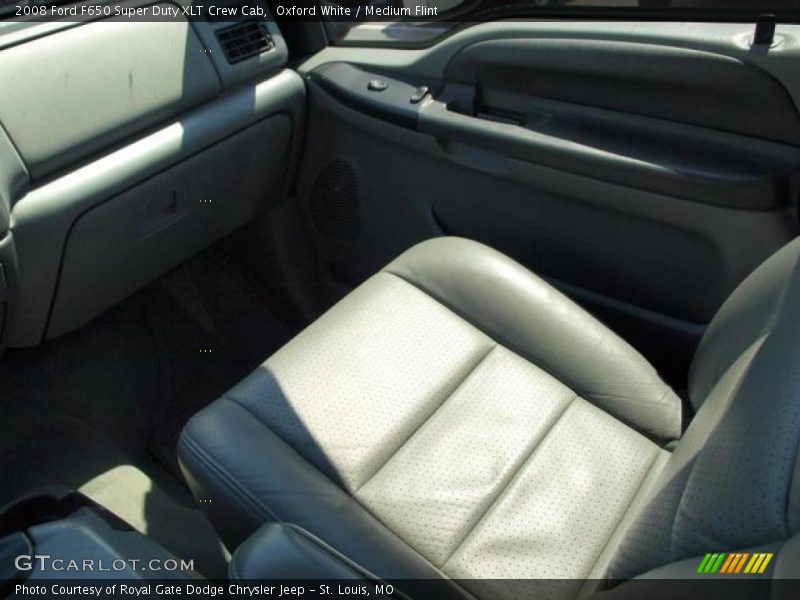 Oxford White / Medium Flint 2008 Ford F650 Super Duty XLT Crew Cab