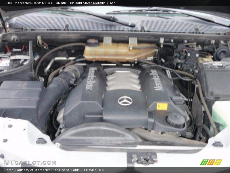 Brilliant Silver Metallic / Ash 2000 Mercedes-Benz ML 430 4Matic