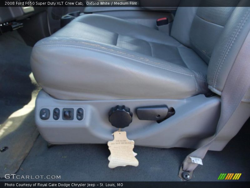 Oxford White / Medium Flint 2008 Ford F650 Super Duty XLT Crew Cab
