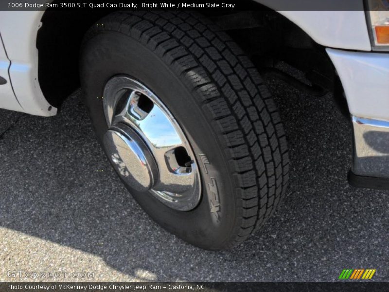 Bright White / Medium Slate Gray 2006 Dodge Ram 3500 SLT Quad Cab Dually
