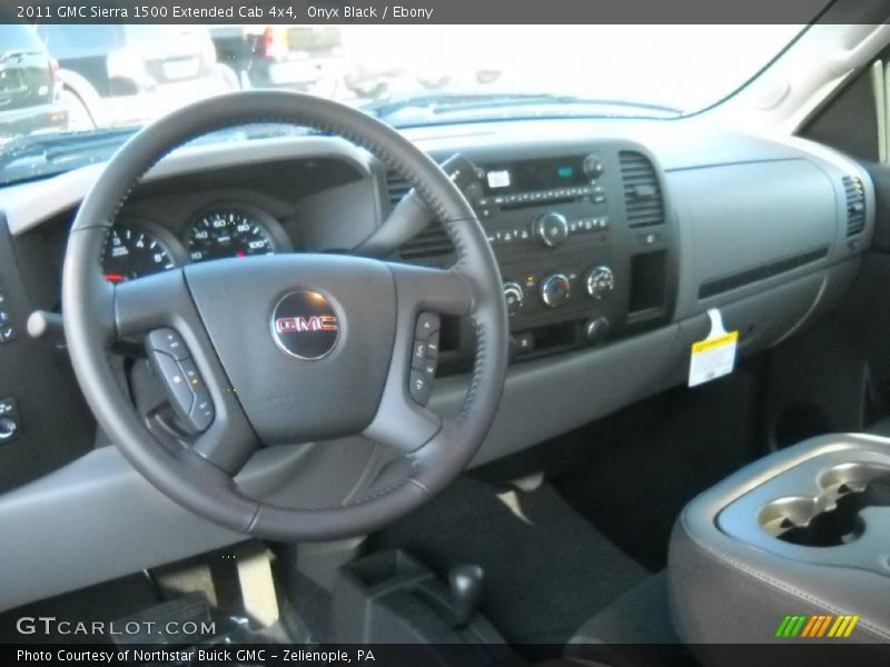 Onyx Black / Ebony 2011 GMC Sierra 1500 Extended Cab 4x4