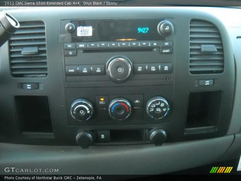 Onyx Black / Ebony 2011 GMC Sierra 1500 Extended Cab 4x4