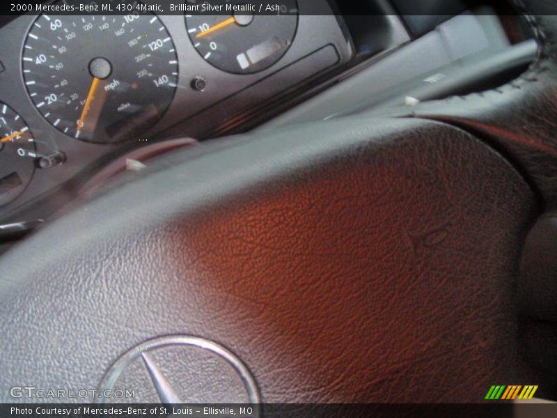 Brilliant Silver Metallic / Ash 2000 Mercedes-Benz ML 430 4Matic