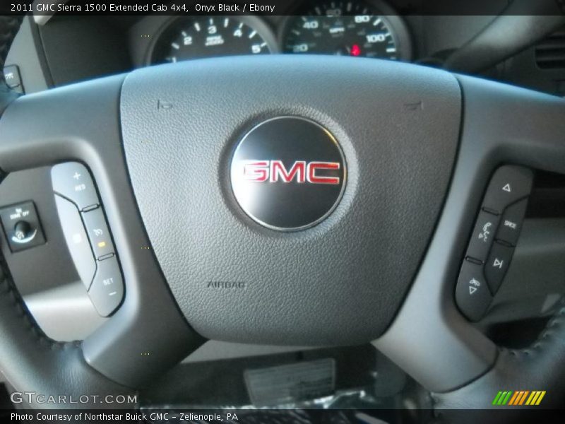 Onyx Black / Ebony 2011 GMC Sierra 1500 Extended Cab 4x4