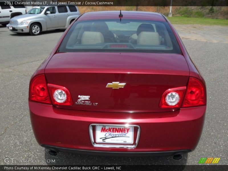 Red Jewel Tintcoat / Cocoa/Cashmere 2011 Chevrolet Malibu LT
