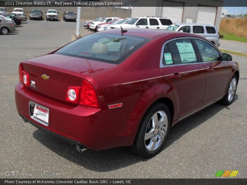 Red Jewel Tintcoat / Cocoa/Cashmere 2011 Chevrolet Malibu LT