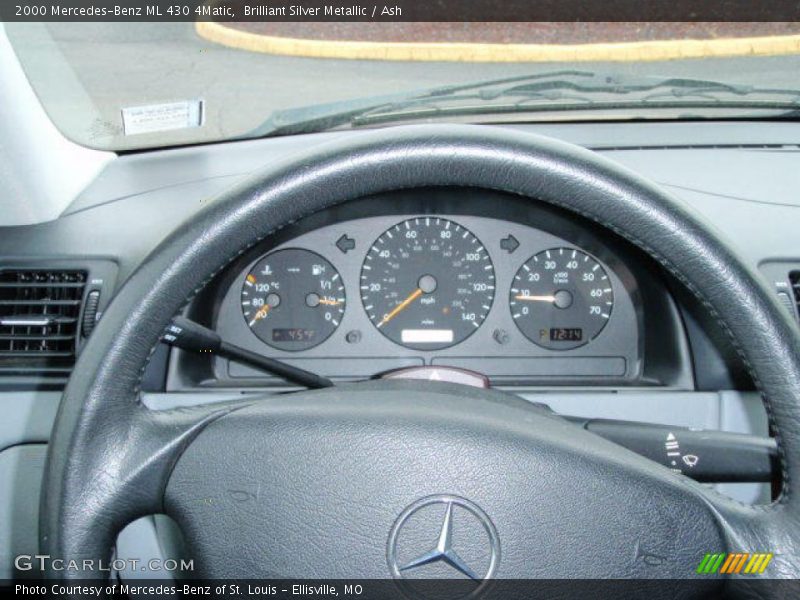 Brilliant Silver Metallic / Ash 2000 Mercedes-Benz ML 430 4Matic