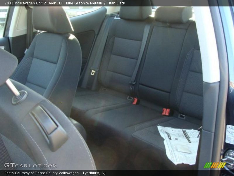 Blue Graphite Metallic / Titan Black 2011 Volkswagen Golf 2 Door TDI