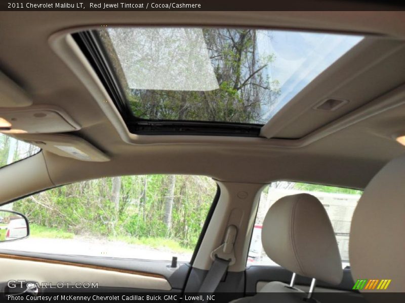 Red Jewel Tintcoat / Cocoa/Cashmere 2011 Chevrolet Malibu LT