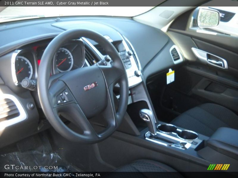 Cyber Gray Metallic / Jet Black 2011 GMC Terrain SLE AWD