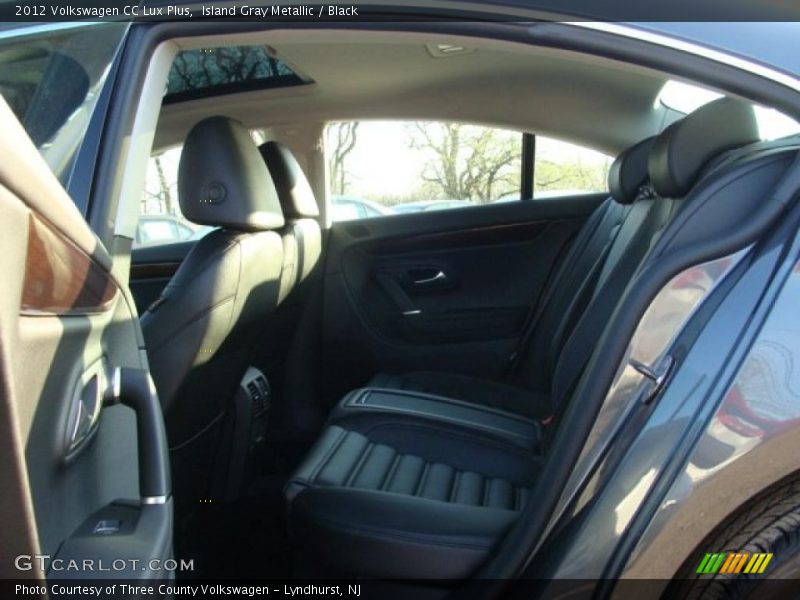Island Gray Metallic / Black 2012 Volkswagen CC Lux Plus