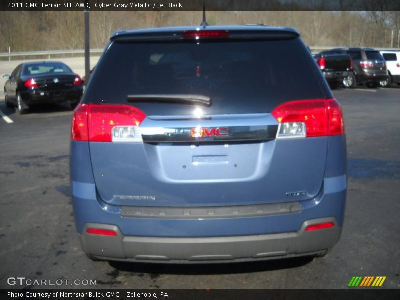 Cyber Gray Metallic / Jet Black 2011 GMC Terrain SLE AWD