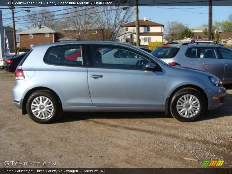 Shark Blue Metallic / Titan Black 2011 Volkswagen Golf 2 Door