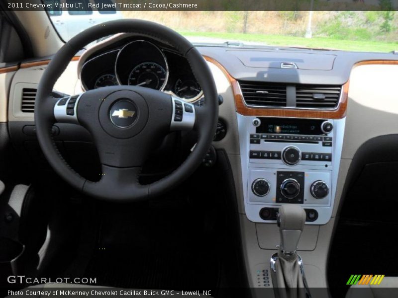 Red Jewel Tintcoat / Cocoa/Cashmere 2011 Chevrolet Malibu LT