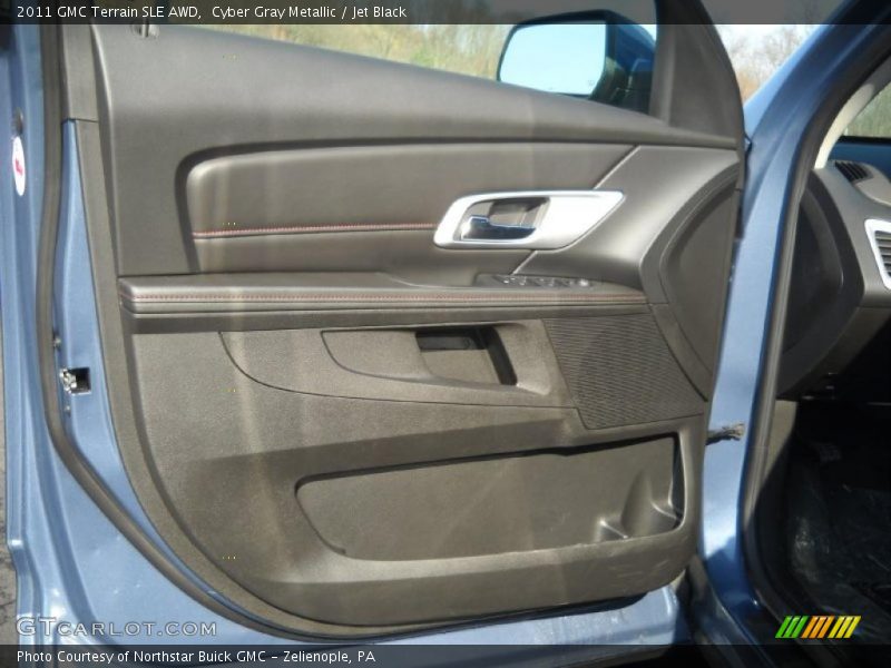 Cyber Gray Metallic / Jet Black 2011 GMC Terrain SLE AWD