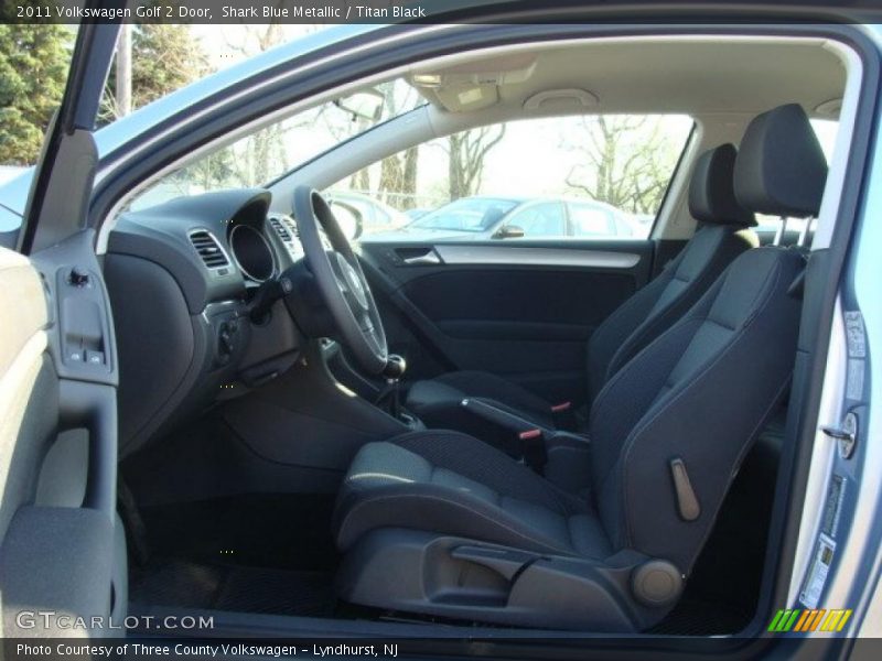 Shark Blue Metallic / Titan Black 2011 Volkswagen Golf 2 Door