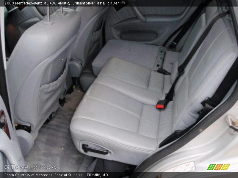 Brilliant Silver Metallic / Ash 2000 Mercedes-Benz ML 430 4Matic