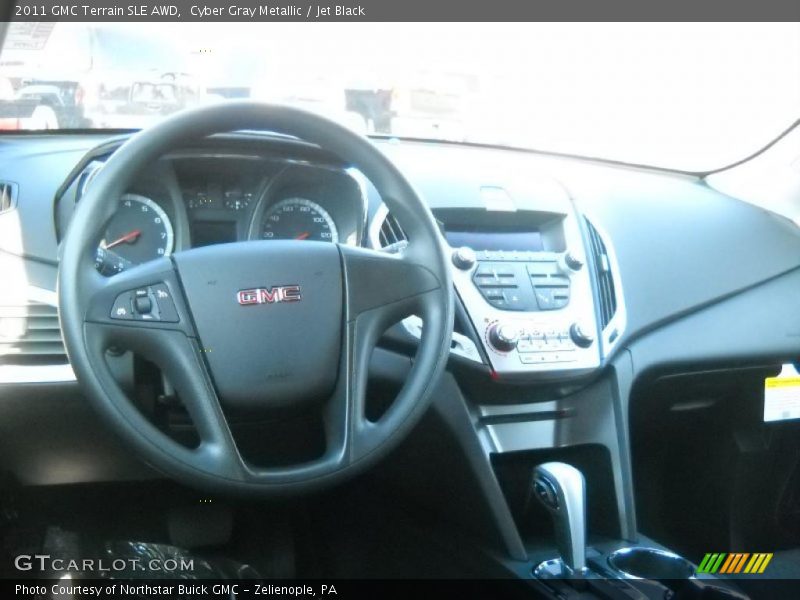 Cyber Gray Metallic / Jet Black 2011 GMC Terrain SLE AWD