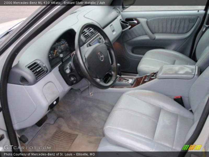 Brilliant Silver Metallic / Ash 2000 Mercedes-Benz ML 430 4Matic