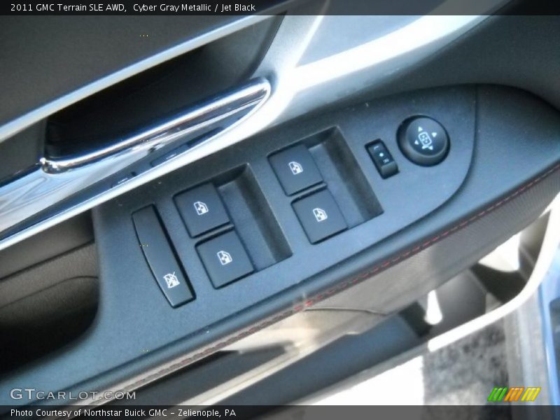 Cyber Gray Metallic / Jet Black 2011 GMC Terrain SLE AWD