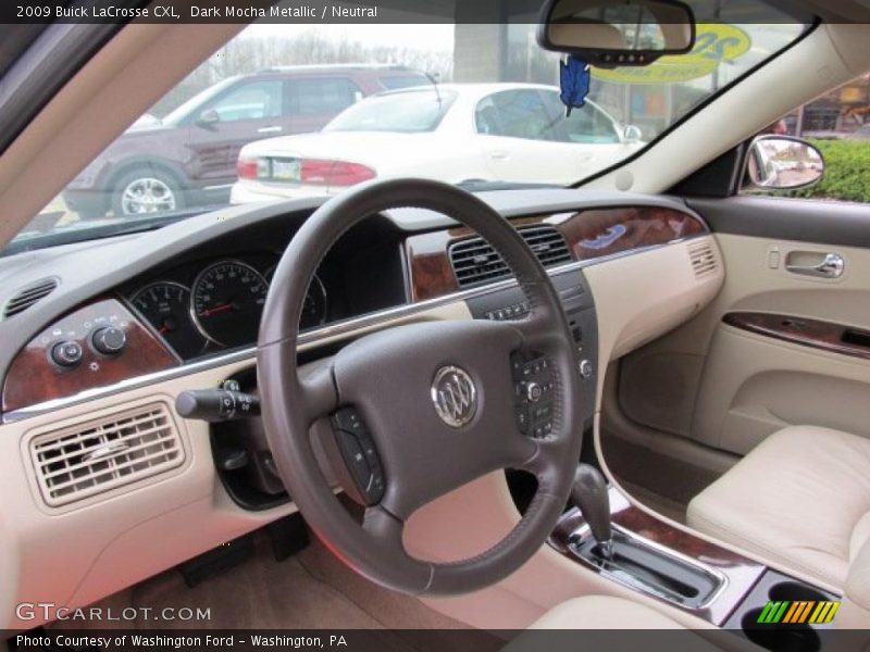 Dark Mocha Metallic / Neutral 2009 Buick LaCrosse CXL