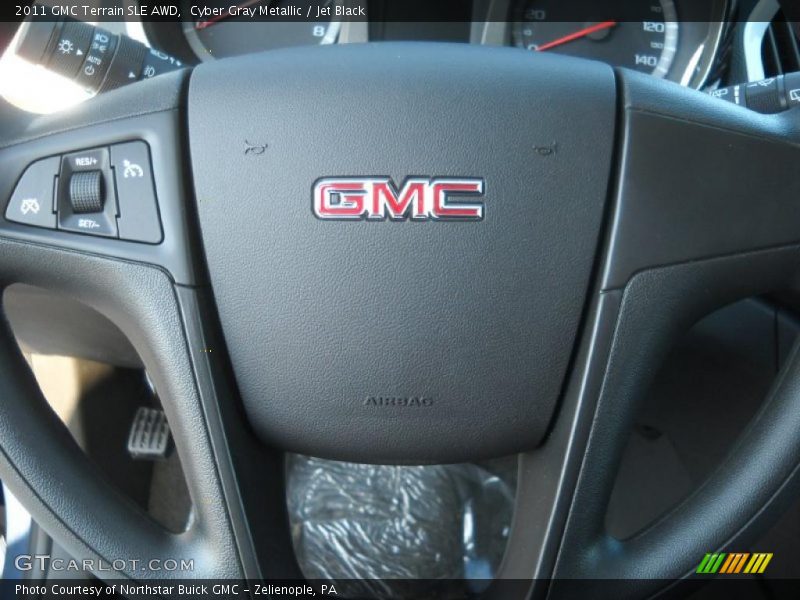 Cyber Gray Metallic / Jet Black 2011 GMC Terrain SLE AWD