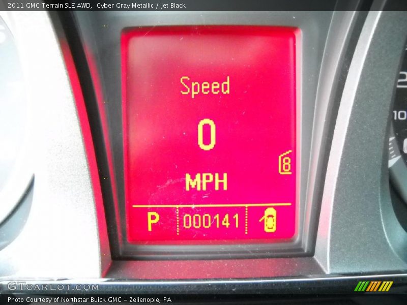 Cyber Gray Metallic / Jet Black 2011 GMC Terrain SLE AWD