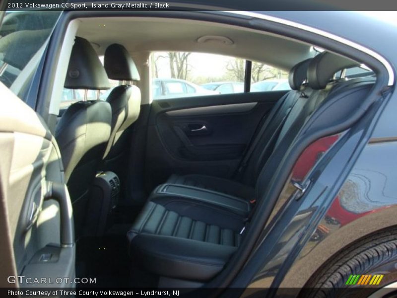 Island Gray Metallic / Black 2012 Volkswagen CC Sport