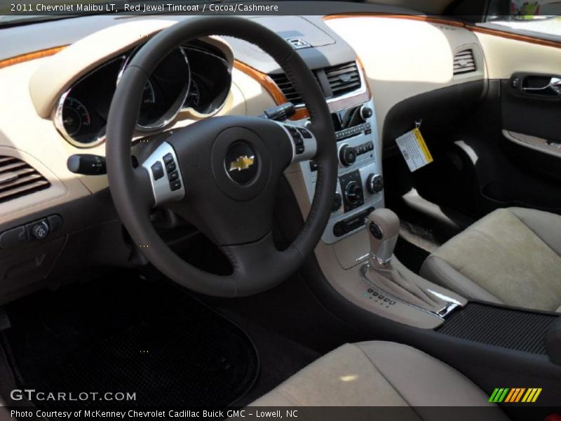 Cocoa/Cashmere Interior - 2011 Malibu LT 